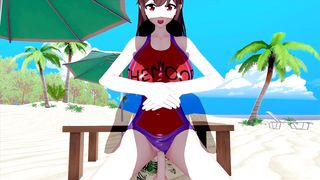 PORN DEMON CAME TO THE BEACH 3D HENTAI 56