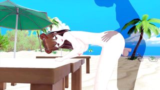 PORN DEMON CAME TO THE BEACH 3D HENTAI 56