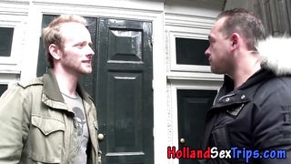 Real whore massaged rubs cock