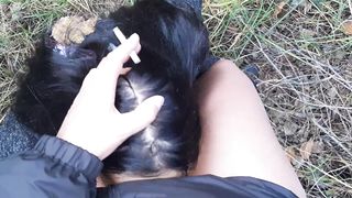 A stranger paid for a cigarette with cunnilingus - Lesbian Illusion Girls
