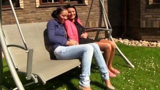 Classy lesbians eat pussy