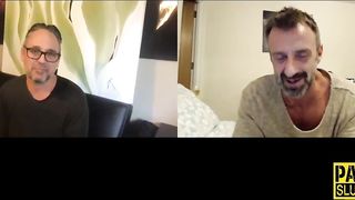 Bound bdsm teen gagging on dick