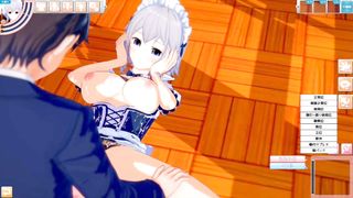 [Eroge Koikatsu! ] Touhou nights Sakuya rubs breasts H! 3DCG Big Breasts Anime Video (Touhou Project) [Hentai Game]