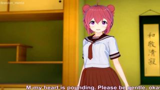 AKARI AKAZA FUTANARI YURU YURI