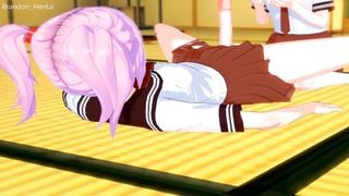 AKARI AKAZA FUTANARI YURU YURI