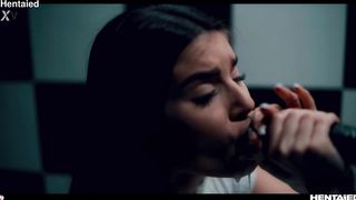 Real Life Hentaied - Facehugger - Stefany Kyler fucked and filled with cum in toilet