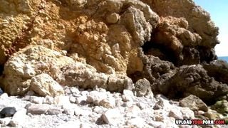 UPLOADYOURPORN - Blonde gets pleasured by two horny studs