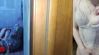 My smoking lesbian girlfriend spied how I masturbate my pussy. julandjon.