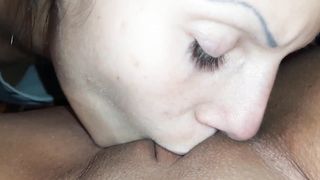 She sucks my clit and I cum - Lesbian Illusion Girls