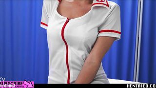 Real Life Hentai - Sexy nurse Alya Stark got fucked and bukkaked by Aliens