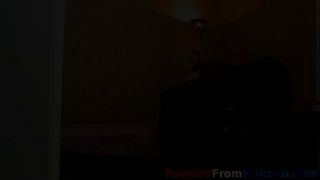 Brunette teen drill hard