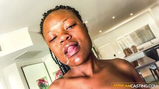 Facial Cumshot after Interracial Interview