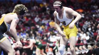 Wrestler Jackson Brinker Massive Bulge in Singlet (Bigger than Mike Longo)