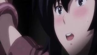 Bondage Anime Hentai Lesbian Maid Humilation in Group with Tentacles