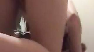 Liz and two Hairbrushes