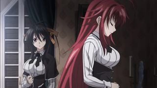 Big Boob Anime Girl Rias Undresses and Showers [best Ecchi Moments]