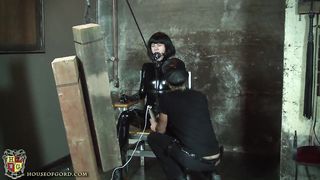 Mouth Plugged Rubber Doll Vibed