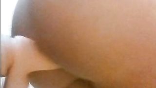 Public bathroom suction dildo!