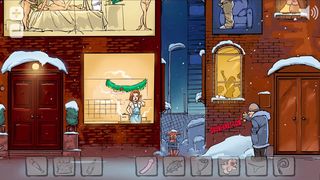 Christmas Eve in Metropolis [Xmas Hentai PornPlay] Santa got stuck while delivering dildo toys