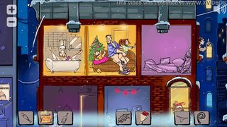 Christmas Eve in Metropolis [Xmas Hentai PornPlay] Santa got stuck while delivering dildo toys