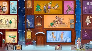 Christmas Eve in Metropolis [Xmas Hentai PornPlay] Santa got stuck while delivering dildo toys