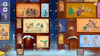 Christmas Eve in Metropolis [Xmas Hentai PornPlay] Santa got stuck while delivering dildo toys