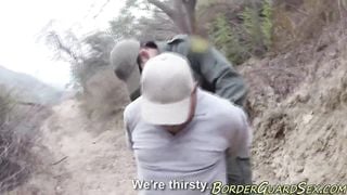 Latina fingered outdoors