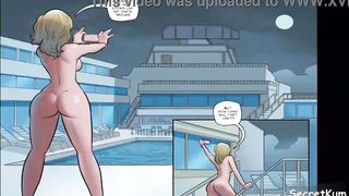 Bubble butt princess 4 - Caught Fucking on a cruise Ship Deck - Teen Anal Fisting