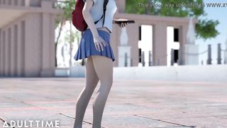 ADULT TIME Hentai Sex Headmaster Makes Tardy Classmates Fuck In Front Of Everyone