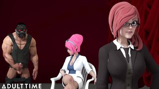 ADULT TIME Hentai Sex Headmaster Makes Tardy Classmates Fuck In Front Of Everyone