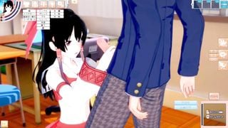 [Eroge Koikatsu! ] Touhou Reimu Hakurei rubs her boobs H! 3DCG Big Breasts Anime Video (Touhou Project) [Hentai Game]