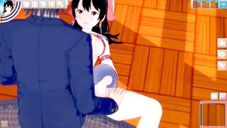 [Eroge Koikatsu! ] Touhou Reimu Hakurei rubs her boobs H! 3DCG Big Breasts Anime Video (Touhou Project) [Hentai Game]
