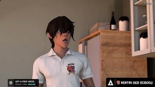 HENTAI SEX UNIVERSITY - My Hot Hentai Stepsis Taught Me A Few New Moves!