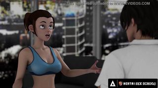 HENTAI SEX UNIVERSITY - My Hot Hentai Stepsis Taught Me A Few New Moves!