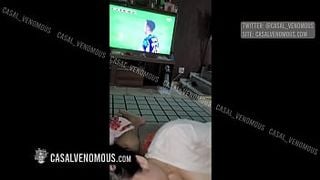 My husband can Free Use my mouth while I have to answer some clients - He uses my mouth as his own blowjob machine while watching tv and i'm sleepy