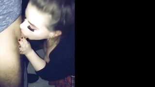 Amelia Skye public blowjob compilation