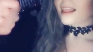 Amelia Skye public blowjob compilation