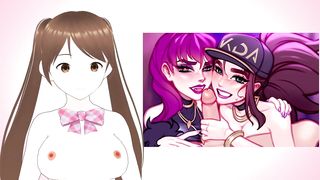 Try Not To Cum Challenge to Hentai League Of Legends (Rule 34, Lewd VTuber)