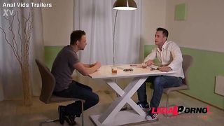 Petite ebony bombshell Luna Corazon fucked hard by two horny studs GP274