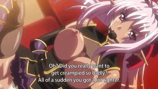 Elf hentai girl with big boobs enjoys sex (uncensored)