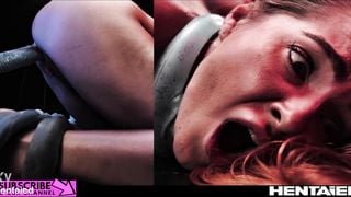 Real Life Hentai - Oviposition - Little Dragon tied up and fucked by Alien Monster