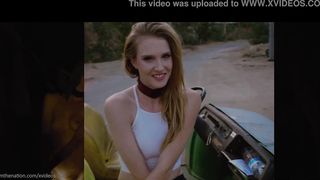 Ashley Lane - bondage and face fucking in the moonlit canyons of California on Domthenation.com - New BDSM cinema documentary site coming soon