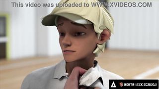 HENTAI SEX UNIVERSITY - Hentai Student Eats Out His Teacher's Perfect Pussy Until She Orgasms!