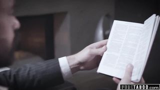 PURE TABOO Pervert Parents Fuck Shy 18yo Foster Daughter