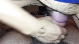 In mutter abgespritzt