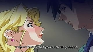 Sexy blonde in stockings enjoys sex with colleagues (Hentai)