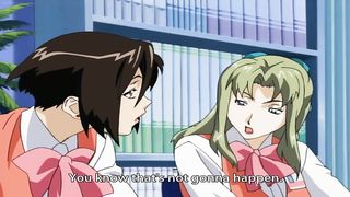 Sexy blonde in stockings enjoys sex with colleagues (Hentai)