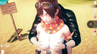 [Big Breasts Merchant Shan] AI 〇 Female Play Erotic Video (Beautiful Sub Character Edition with Etch) Real 3DCG Erotic Game [Hentai Game]