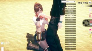 [Big Breasts Merchant Shan] AI 〇 Female Play Erotic Video (Beautiful Sub Character Edition with Etch) Real 3DCG Erotic Game [Hentai Game]