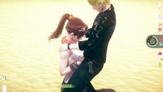 [Big Breasts Merchant Shan] AI 〇 Female Play Erotic Video (Beautiful Sub Character Edition with Etch) Real 3DCG Erotic Game [Hentai Game]